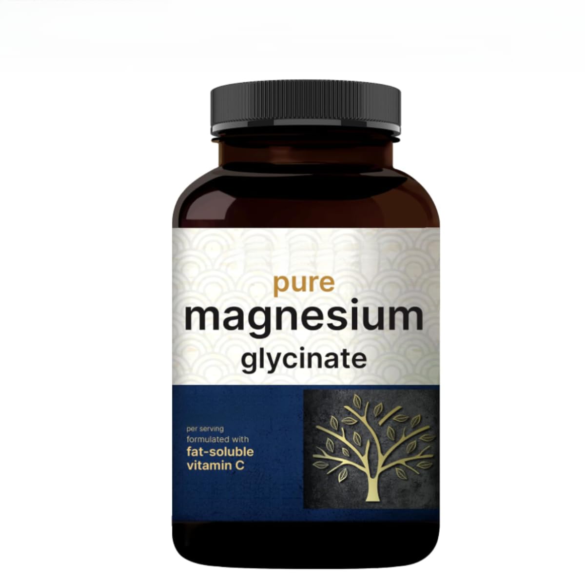 Glicinato de magnesio: apoya el estado de ánimo tranquilo, la salud ósea.