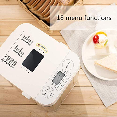 L.BAN Automatischer Brotbackautomat Brotbackmaschine aus Edelstahl Mit 18 Menüs Vollautomatische Berührung… – Bild 3