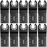 10Pcs Universal Oscillating Quick Release Saw Set Multitool Tool Blade for Bosch Craftsman Dremel Fein Ridgid Tch Makita Milwaukee