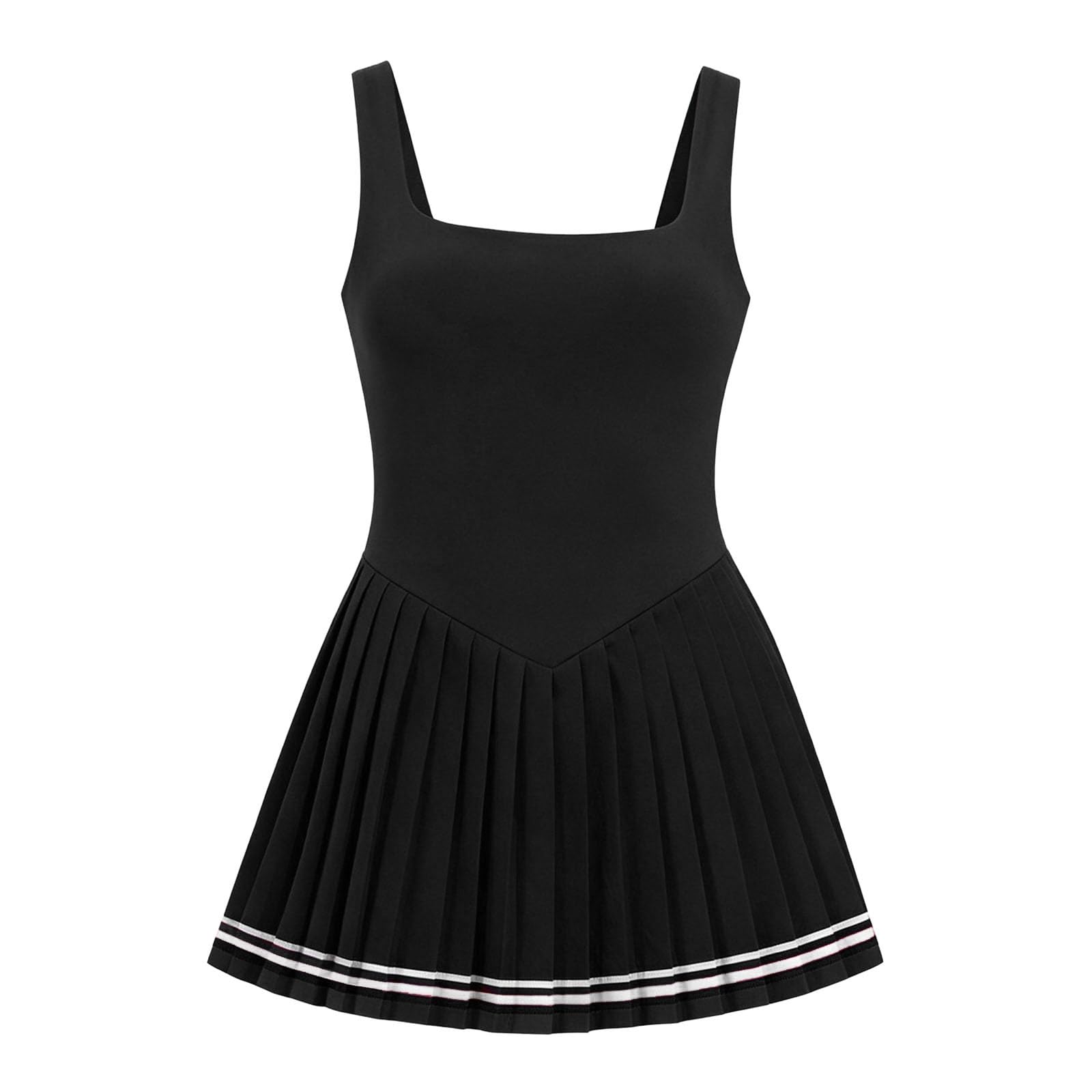 Générique Robe Femme d'Été Robe de Tennis athlétique élégante sans Manches, Respirante et Bien ajustée.
