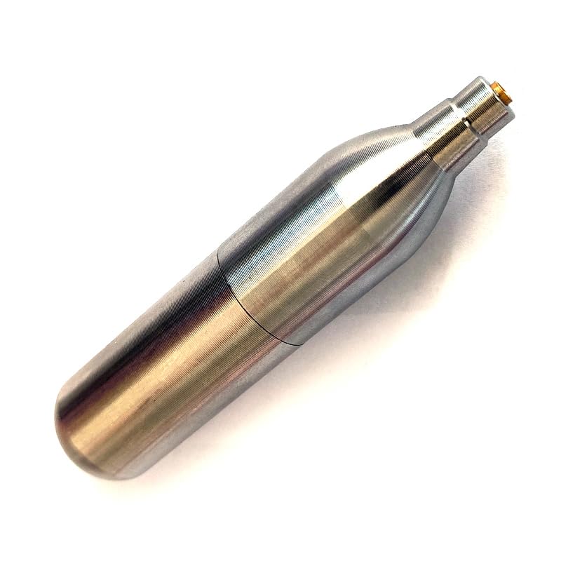 Stainless Steel 12 gram co2 cartridges Refillable 12g CO2 Cartridge Rechargeable Gas Cylinder Recycling Capsule for Airsoft Pellet BB 12g unthread