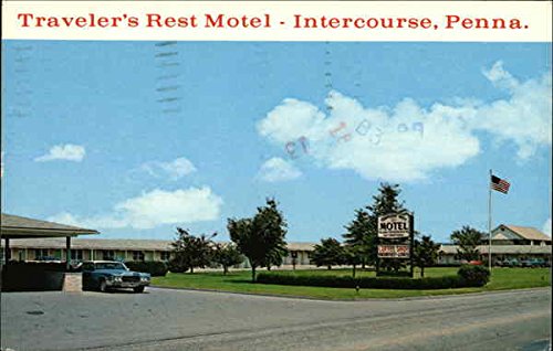 Traveler's Rest Motel Intercourse, Pennsylvania PA Original Vintage Postcard