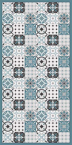 Alfombras Cocina Vinilo Turquesa Marca Deco&Fun