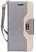 ProCase iPhone 8 Plus/7 Plus Wallet Case, Flip Fold Card Case Stylish Slim Stand Cover with Wallet Case for Apple iPhone 8 Plus/iPhone 7 Plus -Grey