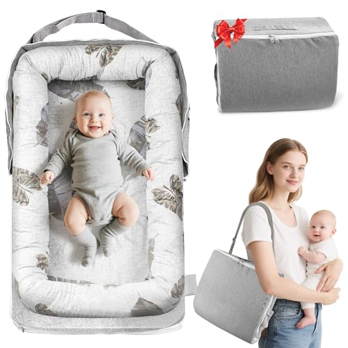 Idudbid Baby Lounger & Nest for Newborn 0-24...