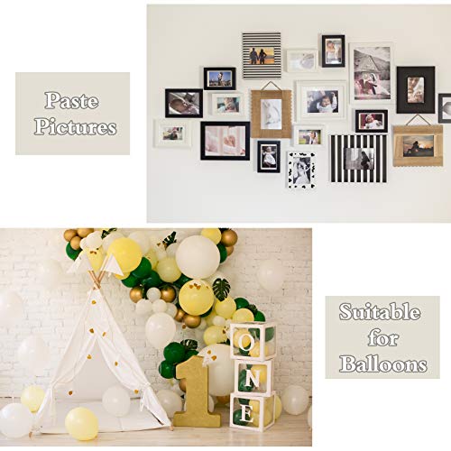 Aneco 150 Pieces Double-Sided Adhesive Putty Removable Sticky Putty Transparent Putty Square Putty For Hanging Pictures Poster Photo Frames, 20 X 20 Mm… #TOP5