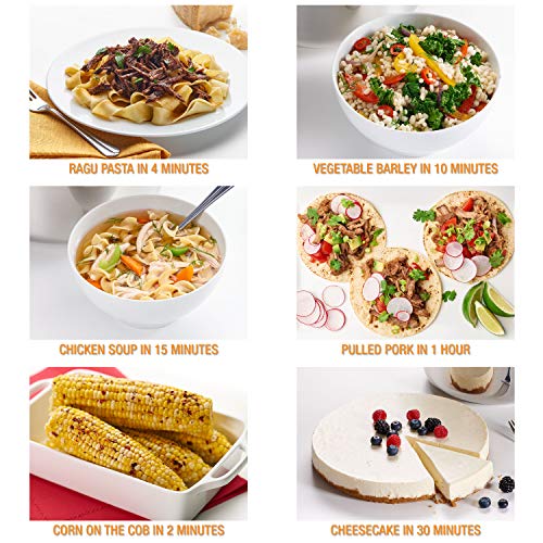 ZAVOR DUO 8.4 Qt Multi-Setting Pressure Cooker with Cookbook & Steamer - Stainless Steel (ZCWDU03)