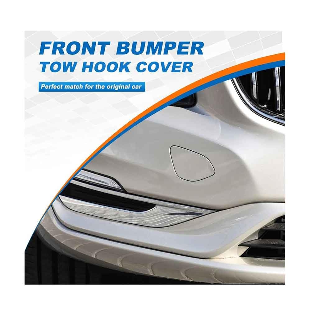 Tappo Copri Gancio Traino Anteriore per Volvo S60 S60L V60 2014-2018 39820294 31323839, Auto Gancio di Traino Copertura Paraurti Rimorchio Coperchio Ricambio Pezzo,A/White Passenger