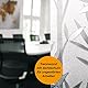 Hinrichs UV Fensterfolie Selbsthaftend - 42 x 200 cm Folie Fenster Sichtschutz Matt - Milchglasfolie Selbstklebend Fenster Acrylglas Milchglas - Fensterfolie Sichtschutz Fenster innen inklusive Rakel
