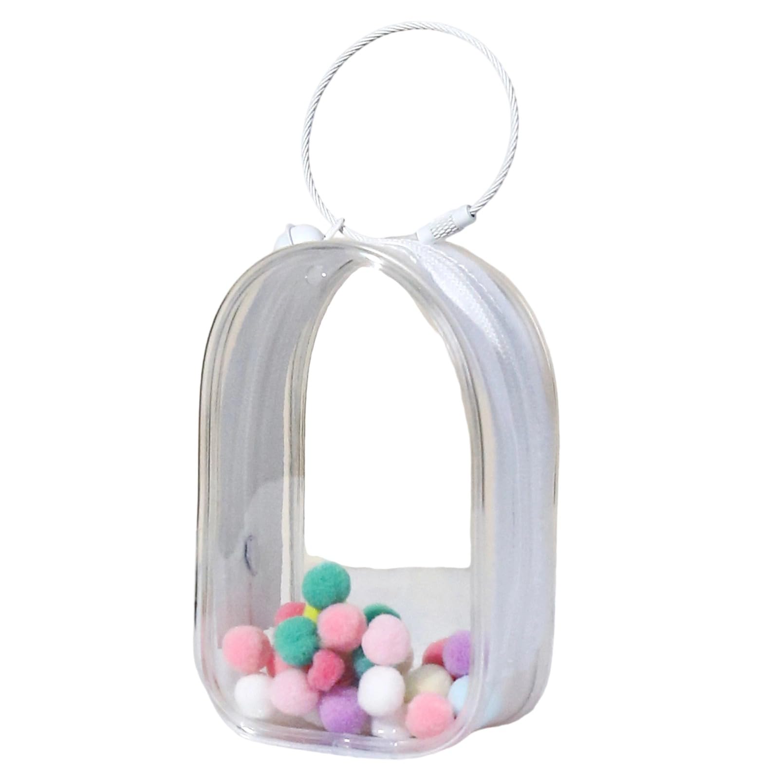 Msioytog White Pvc Clear Storage Bag For Kids Activities And Everyday Organization Ideal For Families Organization Clear Display Bag