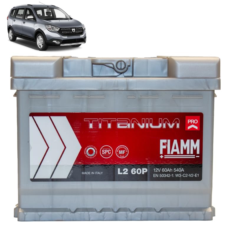 Batteria 60Ah N compatibile con Dacia Lodgy 2012 +