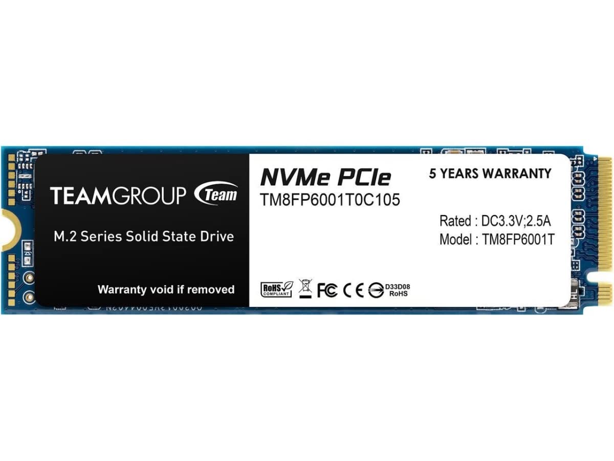 Amazon.com: Team Group TM8FP6001T0C101 MP33 M.2 2280 1TB PCIe 3.0
