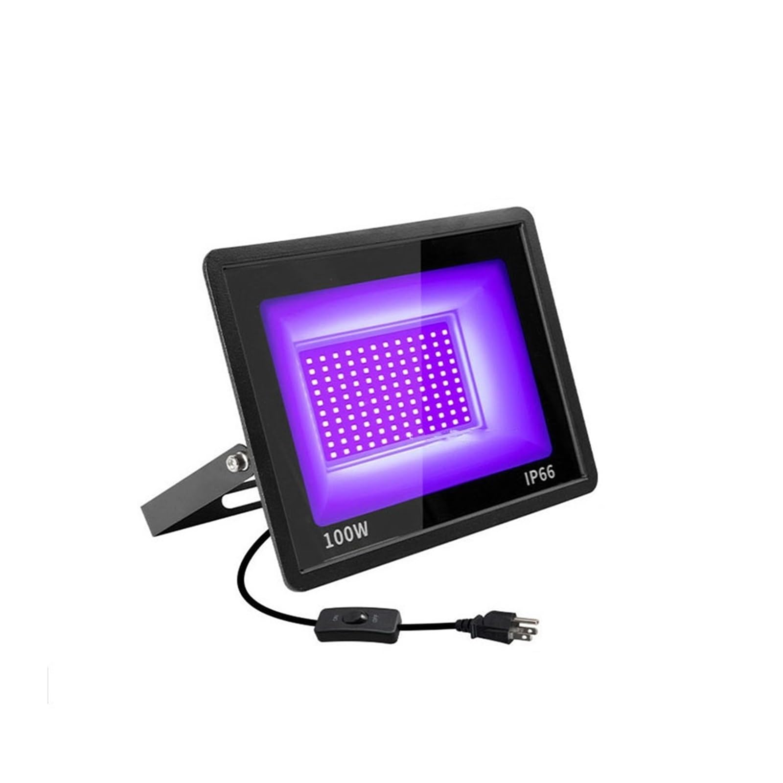 CVFRDD UV Curing Lamp 100W IP66 Waterproof Fluorescent Lamp Purple 395nm LED UV Curing Ultraviolet Floodlight