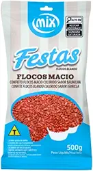 Confeito Granulado Vermelho Gourmet Realça Cor e Sabor 500g Mix