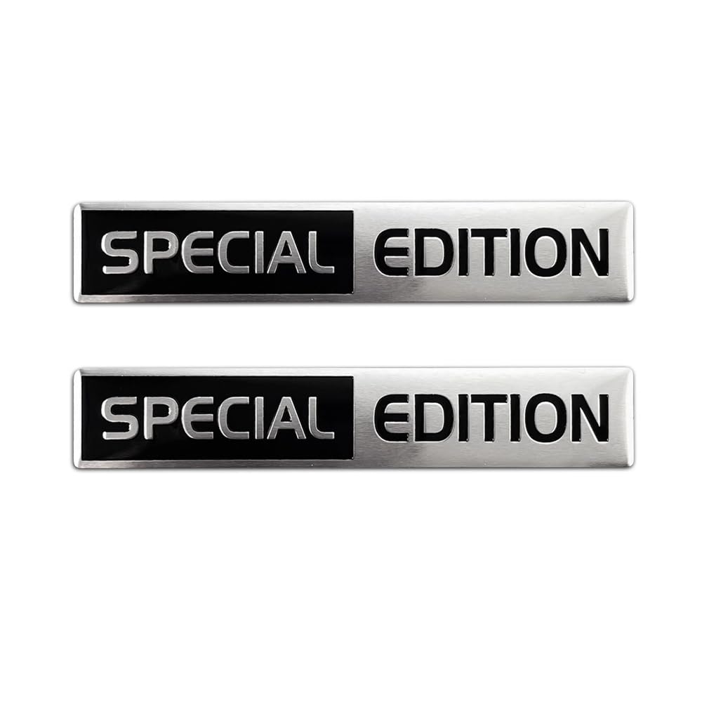 WENINETIES 2PCS Metal 3D Car Body Badges Sticker for Mitsubishi Colt Pajero Lancer Outlander, Trunk Fender Emblem Decal Accessorie,Emblem Logo Sticker Decoration Sticker,BlackSilver-1