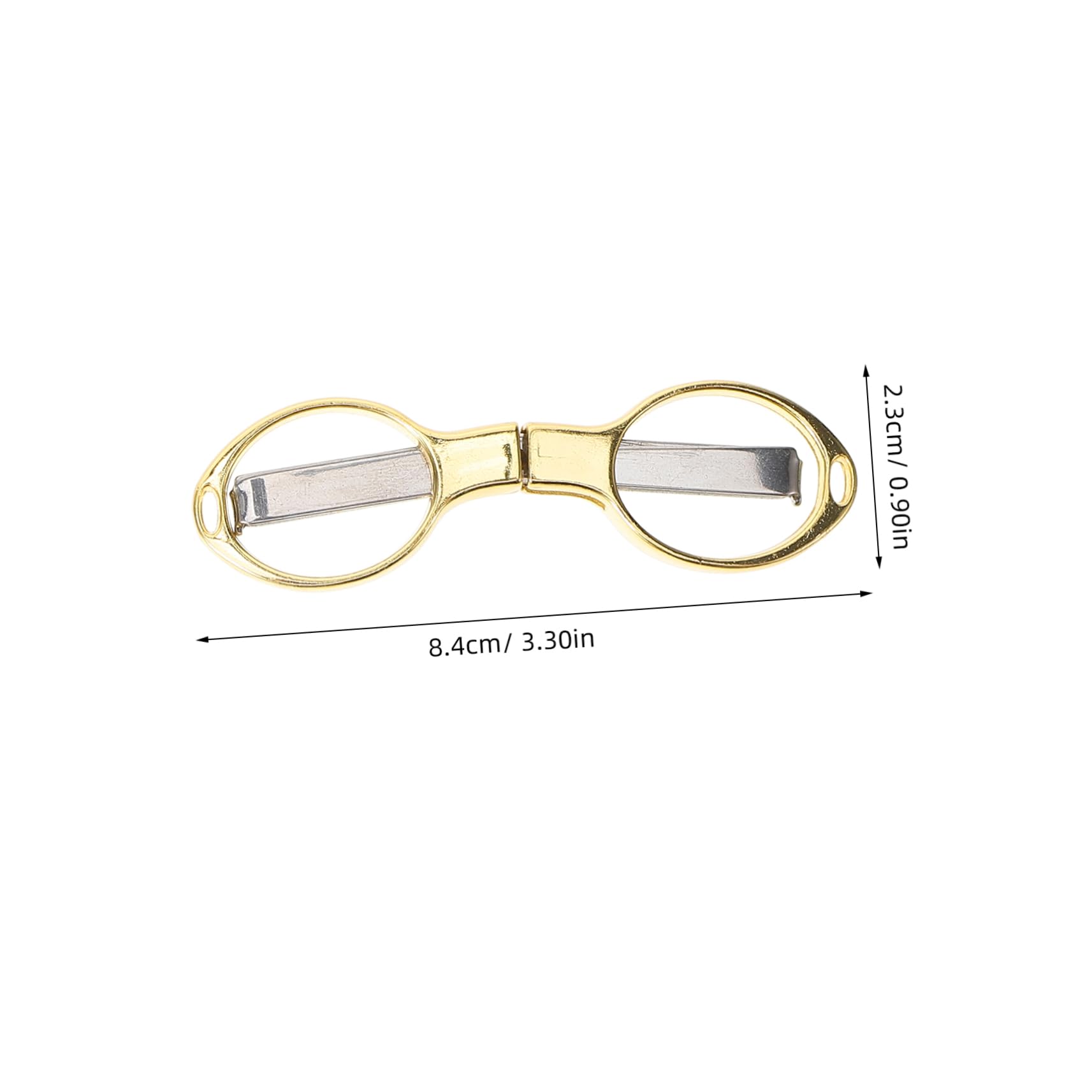 SHINEOFI Forbici Pieghevoli Piccole Da Cucito e Fai Da Te in Metallo Set 6 Pezzi Per Casa, Ufficio e Scrapbooking, Compatte Leggere Impugnatura Ergonomica Per Taglio Carta e Tessuto