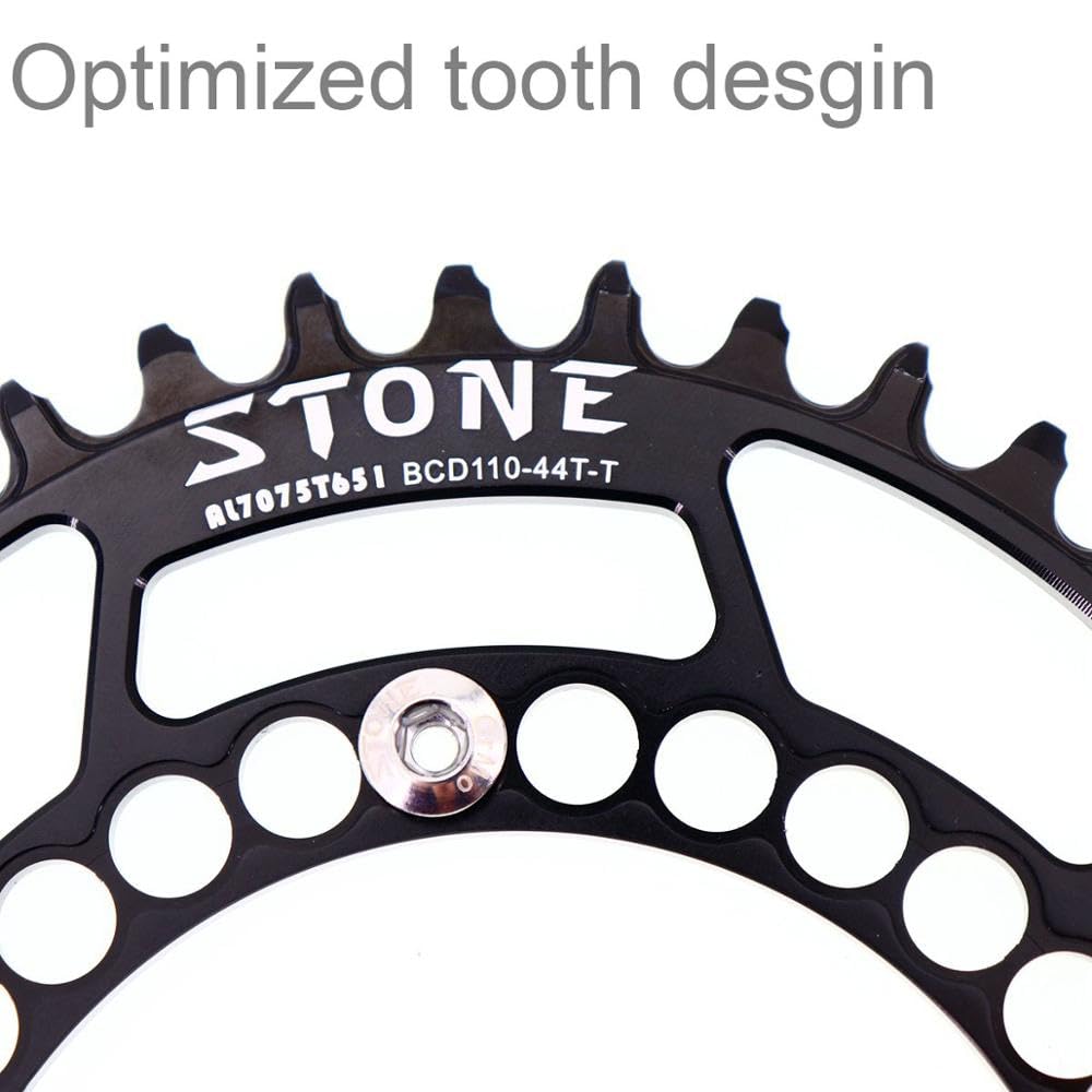 Platos para Bicicletas Plato Ovalado 110 BCD Tooth Road Bike Chainwheel 110BCD Unisex
