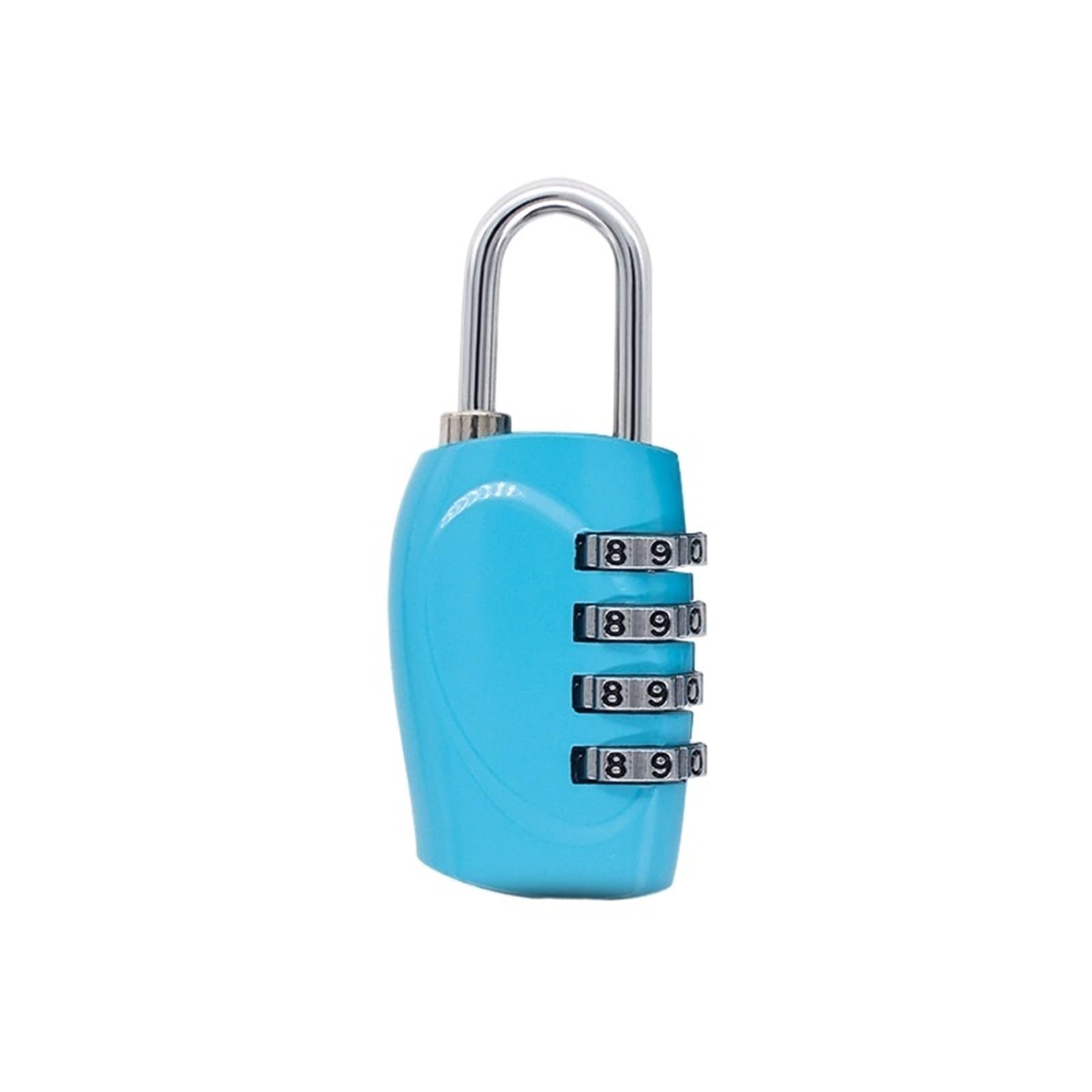 Lock Luggage 4-Digit Password Padlock Combination Lock Luggage Travel Safety Lock Zinc Alloy Hardware(Blue)