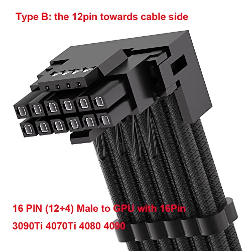 Adaptador 12VHPWR de 90 grados para soporte GPU Corsair miniatura 5