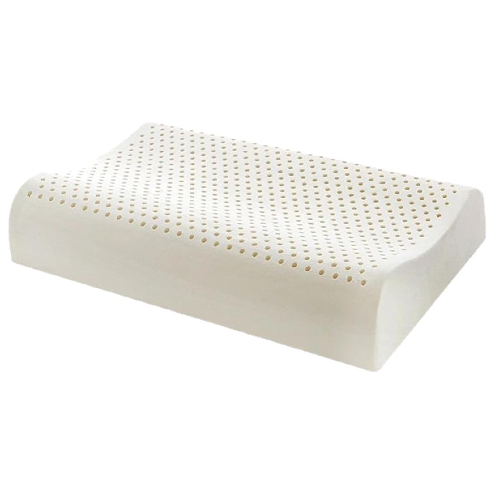 Cuscino in schiuma di lattice, design organico, ideale per chi dorme sul lato e sulla schiena