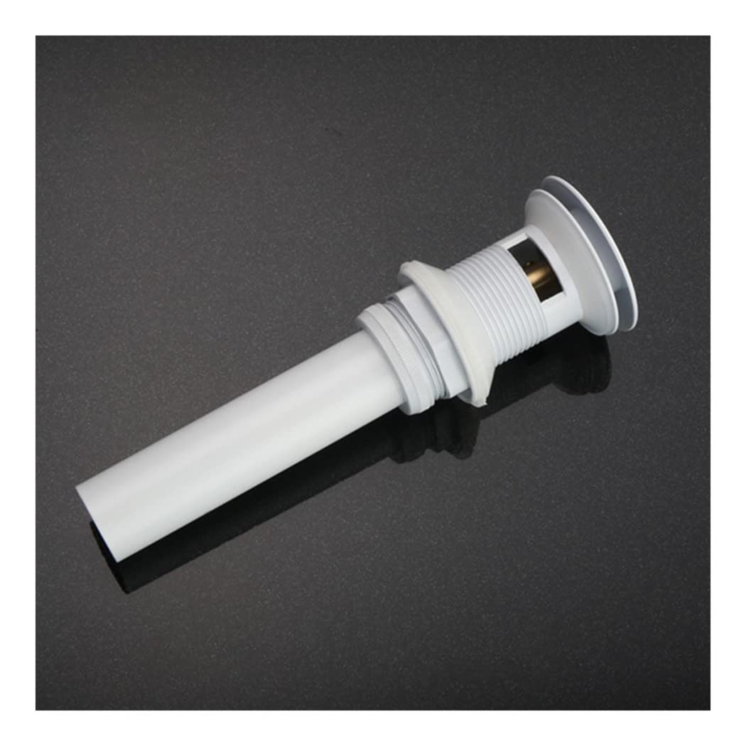 Vidange D'évier De Salle De Bain, Drains Pop-Up En Laiton Pour Éviers De Salle De Bain Vasque De Bassin Blanc Grand Bouchon Avec Ou Sans Trou De Trop-Plein Accessoires De Salle De Bain Modernes,A