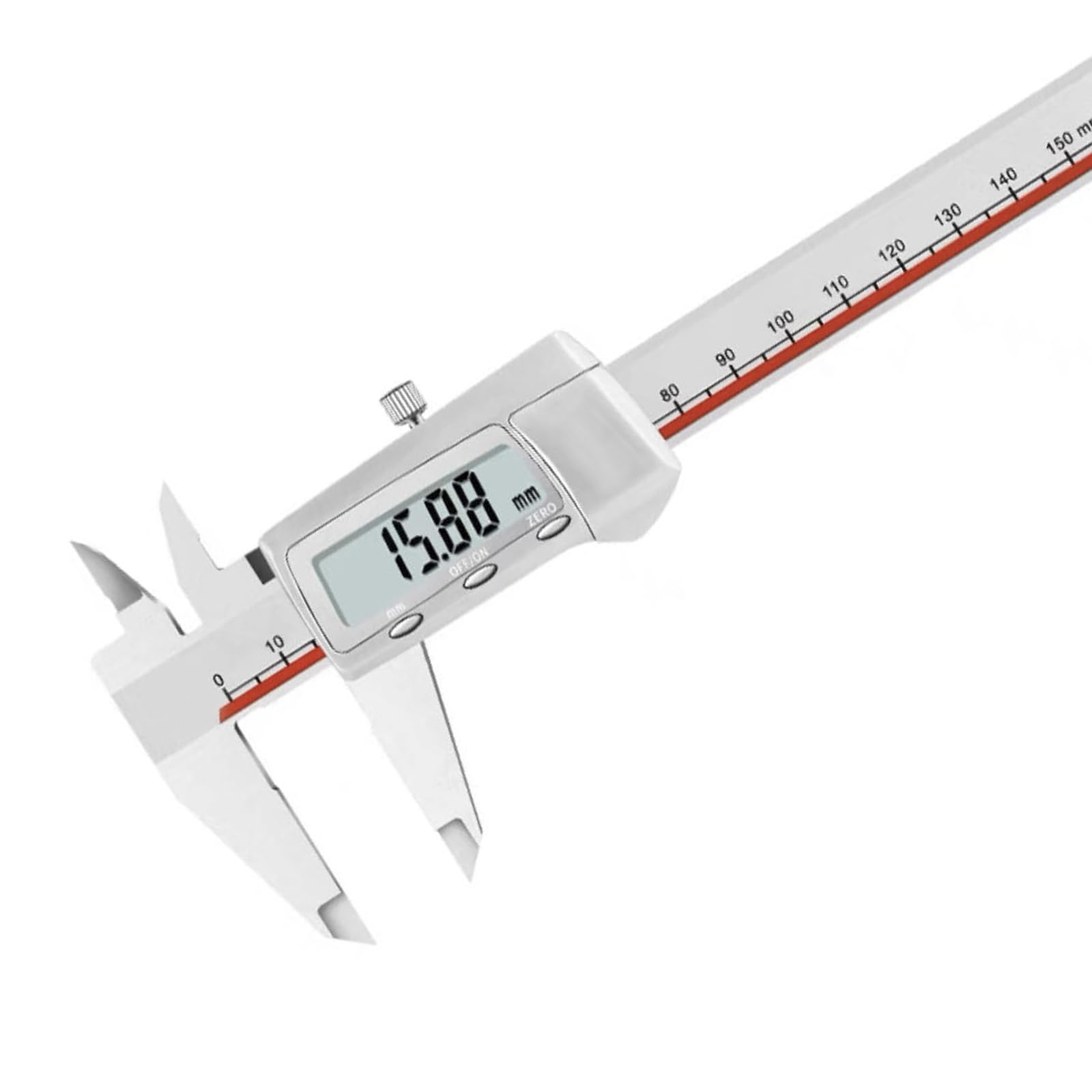 Pie de Rey Digital con Pantalla LCD,Calibre Digital Electrónica de Acero Inoxidable,Profesional Electrónico Vernier Caliper para Mediciones Externas,Internas,Profundidad y Paso,200mm/8"