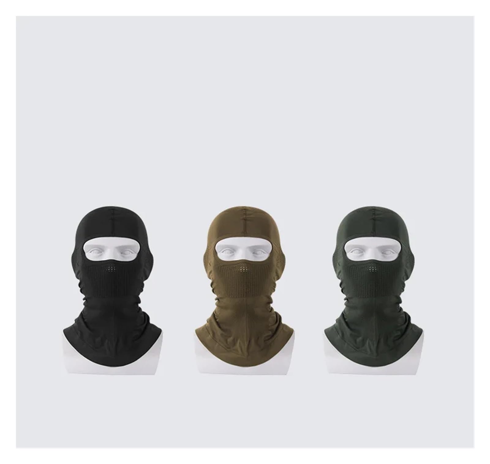 Cagoule 2 pièces écharpe complète Ski Cyclisme Couverture complète Cagoule Hiver Cou tête Plus Chaud Casquette Doublure de Casque pour L'ExtéRieur