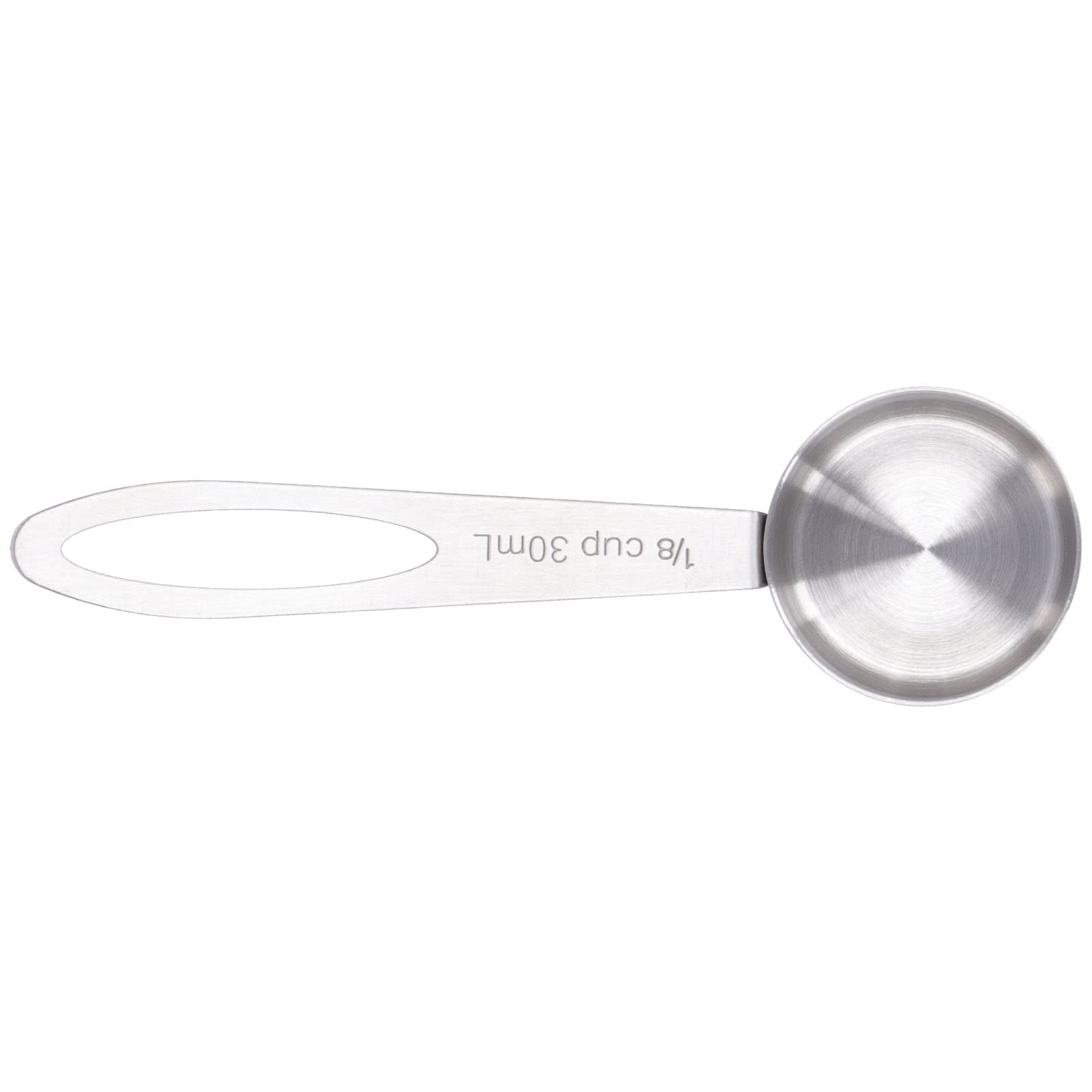 2 Cucchiaini da Caffè, 15 ml 30 ml Misurino da Caffè Cucchiaino da Caffè Cucchiaino da Caffè in Acciaio Inossidabile con Manico Lungo Cucchiaino da Caffè Rotondo Riutilizzabile per Misurare