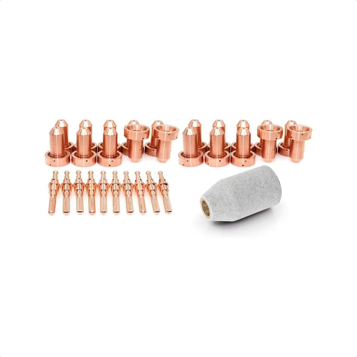 WeldingStop 9-8218 Retaining Cup + 10pcs Electrode 9-8215 + 20pcs