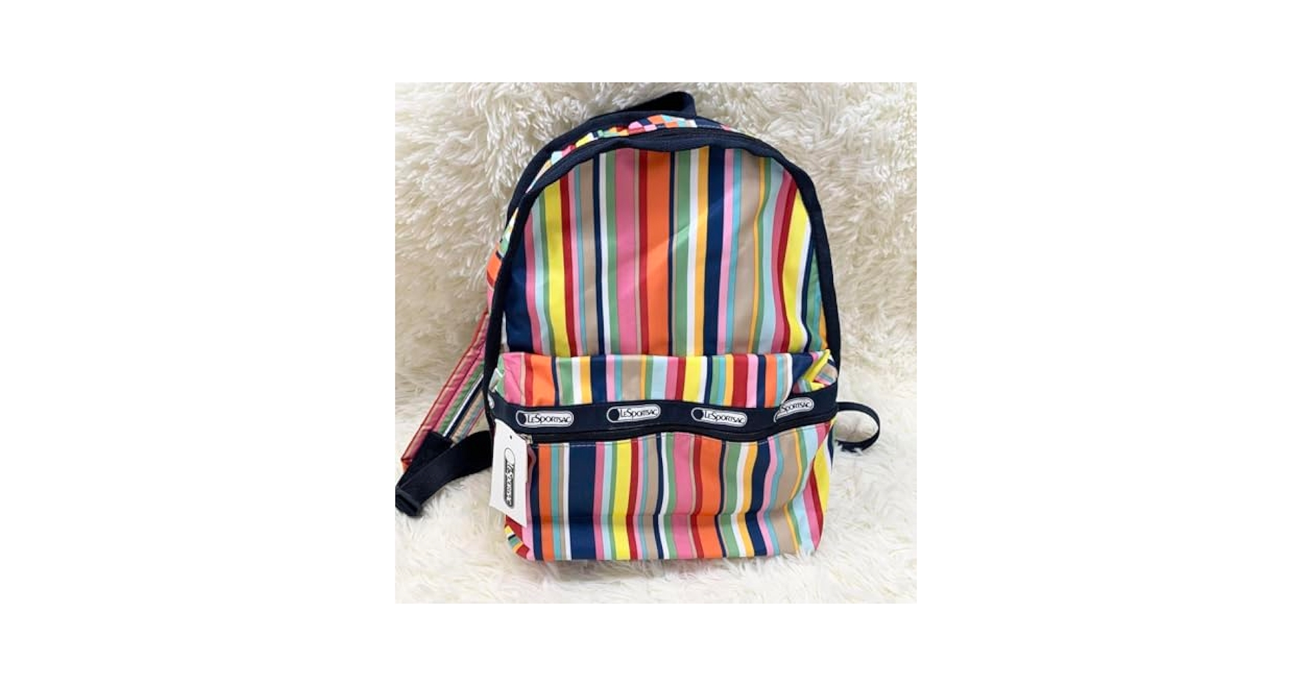 LeSportsac ストライプリュック DAILY BACKPACKブリーズストライプ（バックパック/リュック