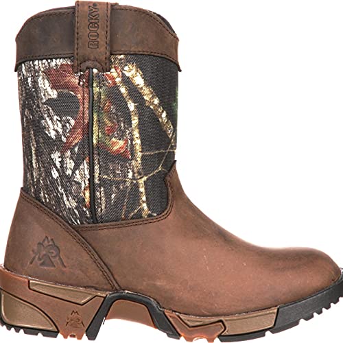 ROCKY Kids Aztec Wellington Boot Mossy Oak Break Up Infinity Size 6(M)