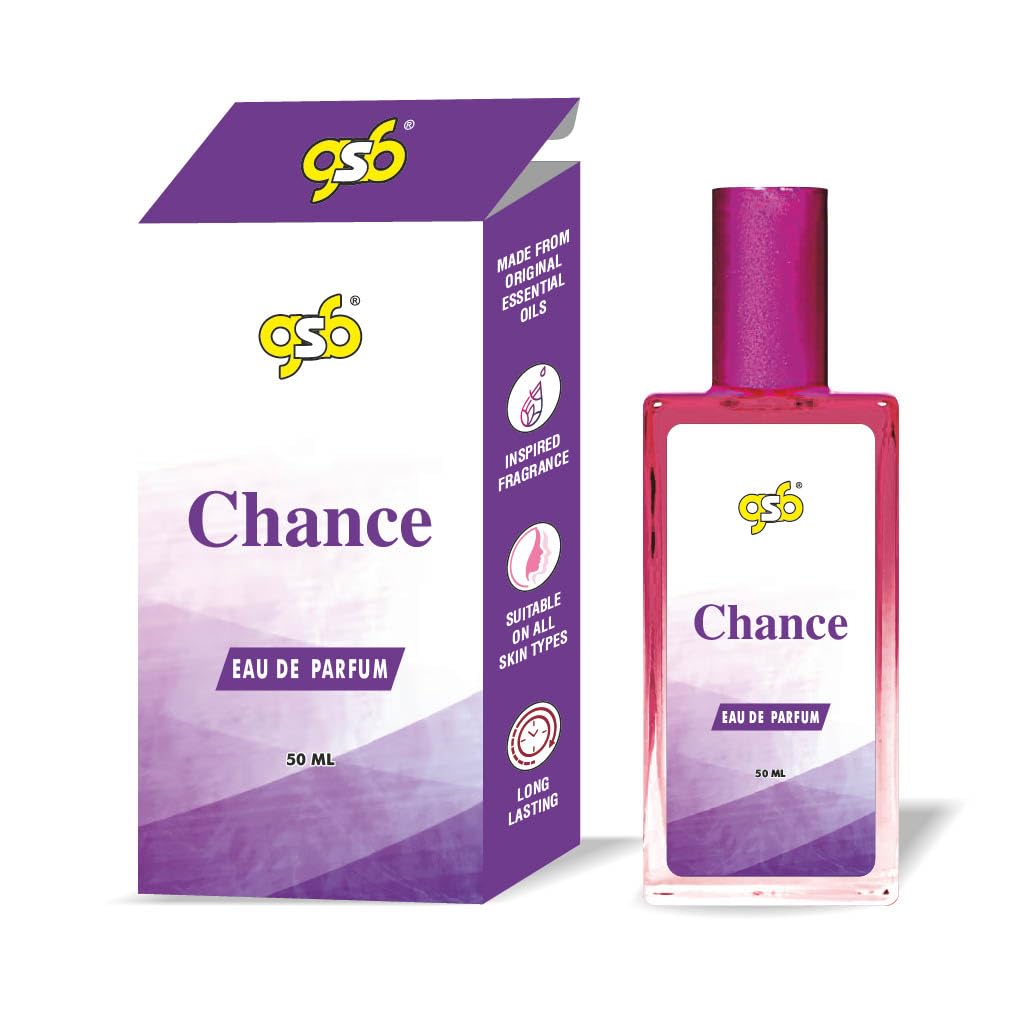 GSB Chance Eau De Parfum Inspired From Chance By Chneal | Clone Fragrance | Designer EDP Spray For Men & Women | Luxury Perfume | Long Lasting | 50 ML