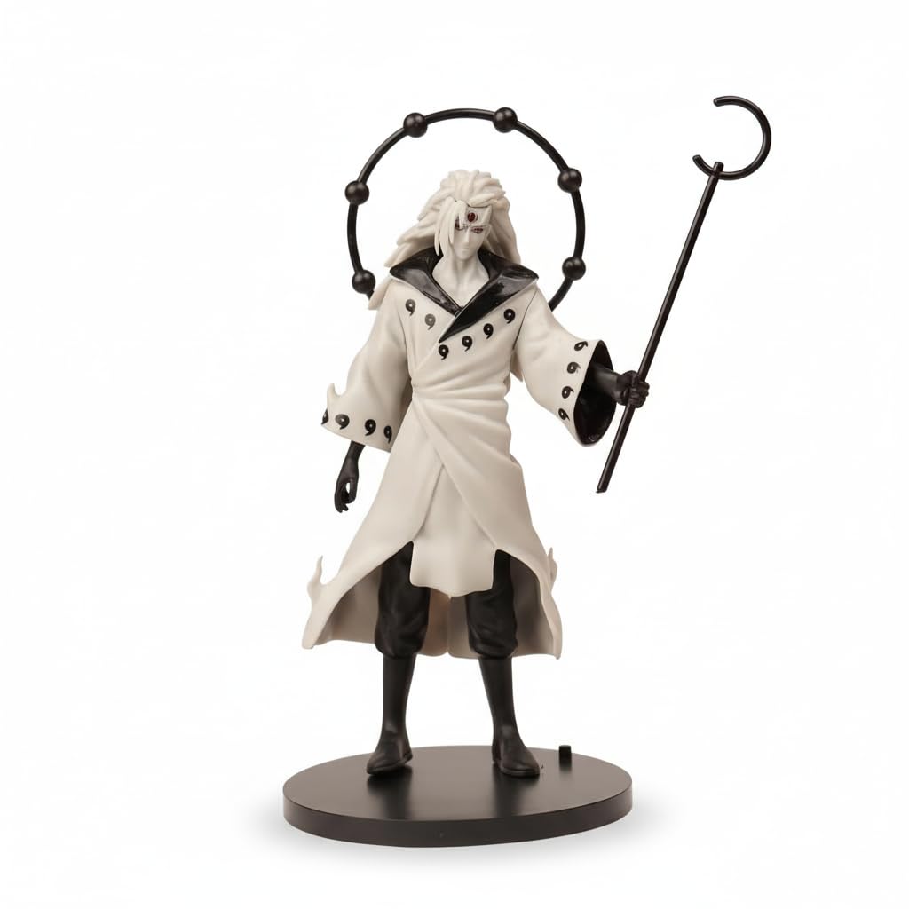 Offo Madara Uchiha Sage of Six Paths Action Figure (15cm) – Premium Naru-to Collectible for Desk, Car & Display | Limited Edition for Anime Fans, Kids & Collectors | Display-Ready Decor Model