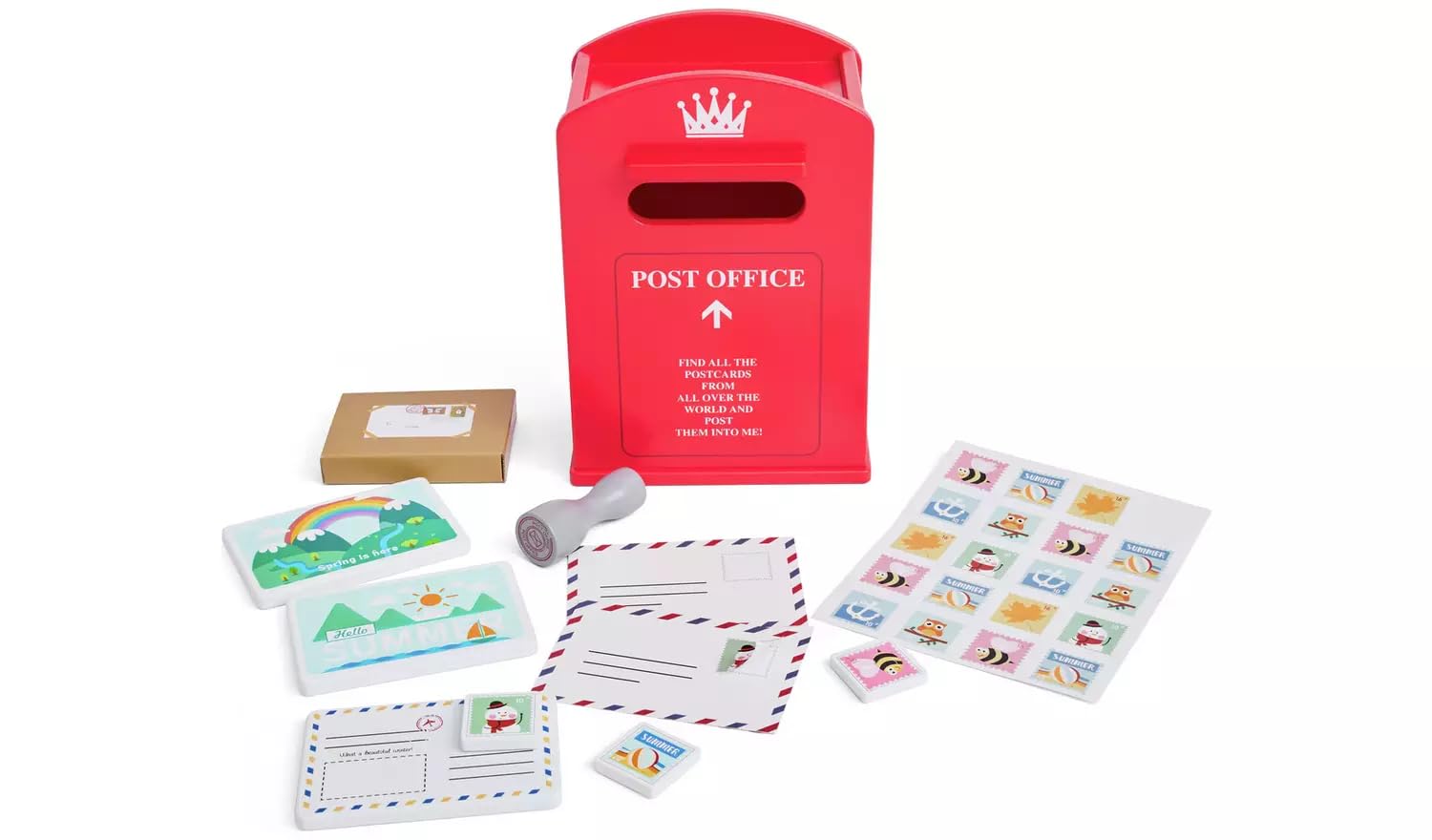 Chad Valley Post Office * Includes: letters, postage stamps, parcels, postcards, as well as the post office itself *