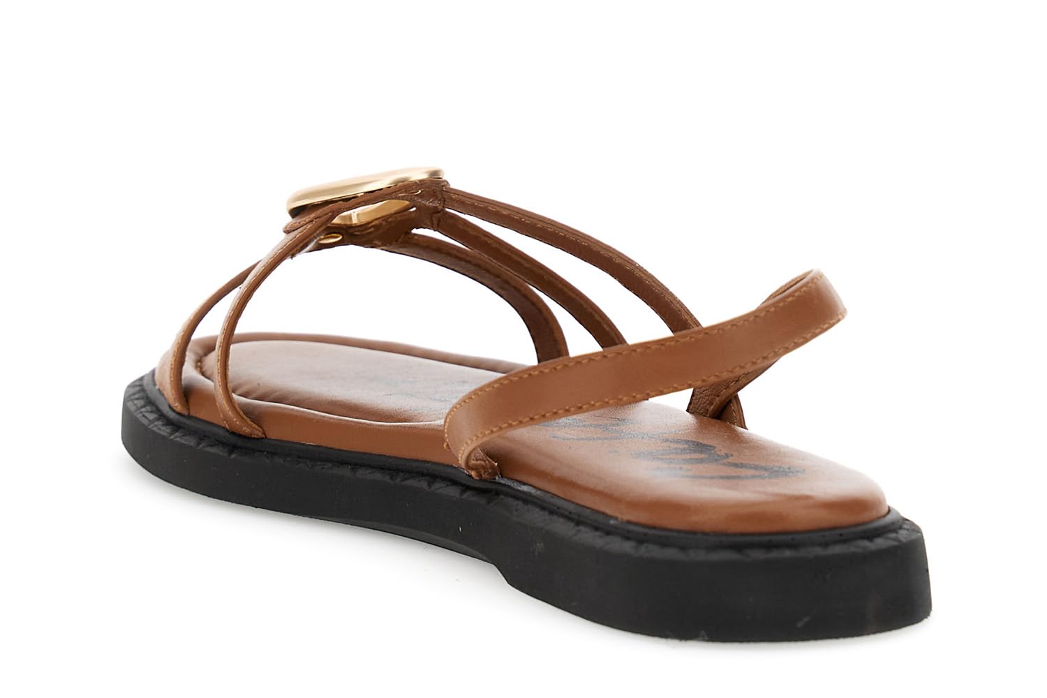 CAFèNOIR - Sandali In Nappa Con Accessorio, Da Donna, Colore Cuoio
