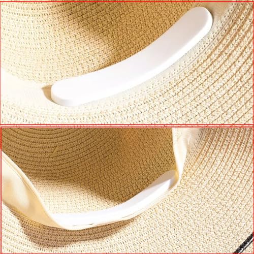 Image of monochef 30pcs Hat Size Tape Hat Size Reducer Inserts Liner Foam Reducing Sizing Tape Sizer Self Adhesive for Hats Caps Make Smaller Sweatband Black White (30pcs White)