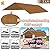 Strong Camel 10 x 20 Ft Carport Replacement Canopy Cover Garage Top Tent Shelter Tarp with Free 40 Ball Bungee (Tan)