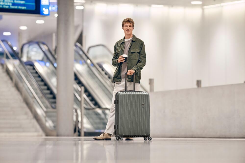 WENGER Energie Valigia Rigida con 4 Ruote, Trolley, Serratura, Uomo Donna, Viaggi Vacanze