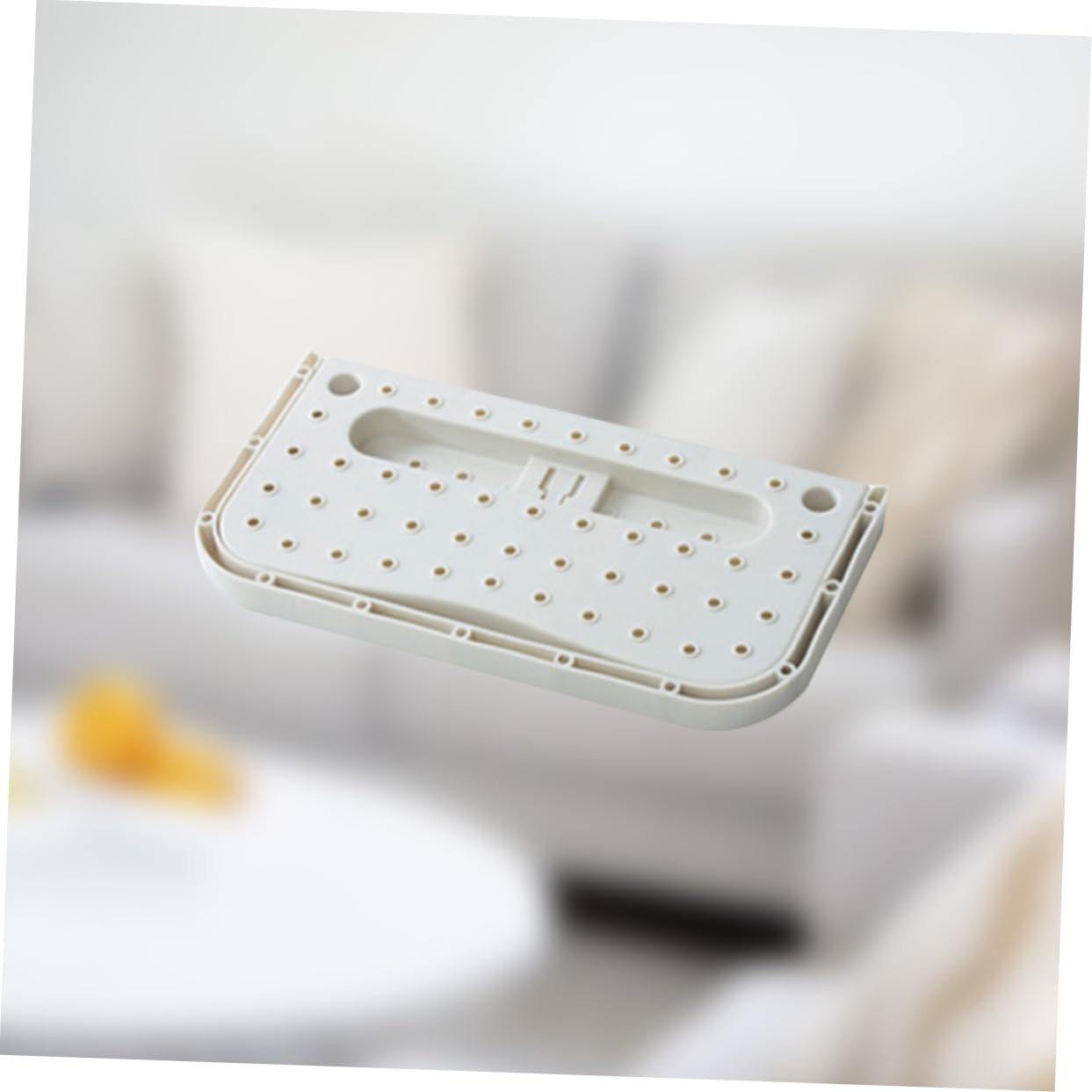 Levemolo 2pcs Wall-Mounted Shoe Rack Pp Shoe Holder for Easy Installation Space-Saving Design Bathroom Closet White Color Non- Storage