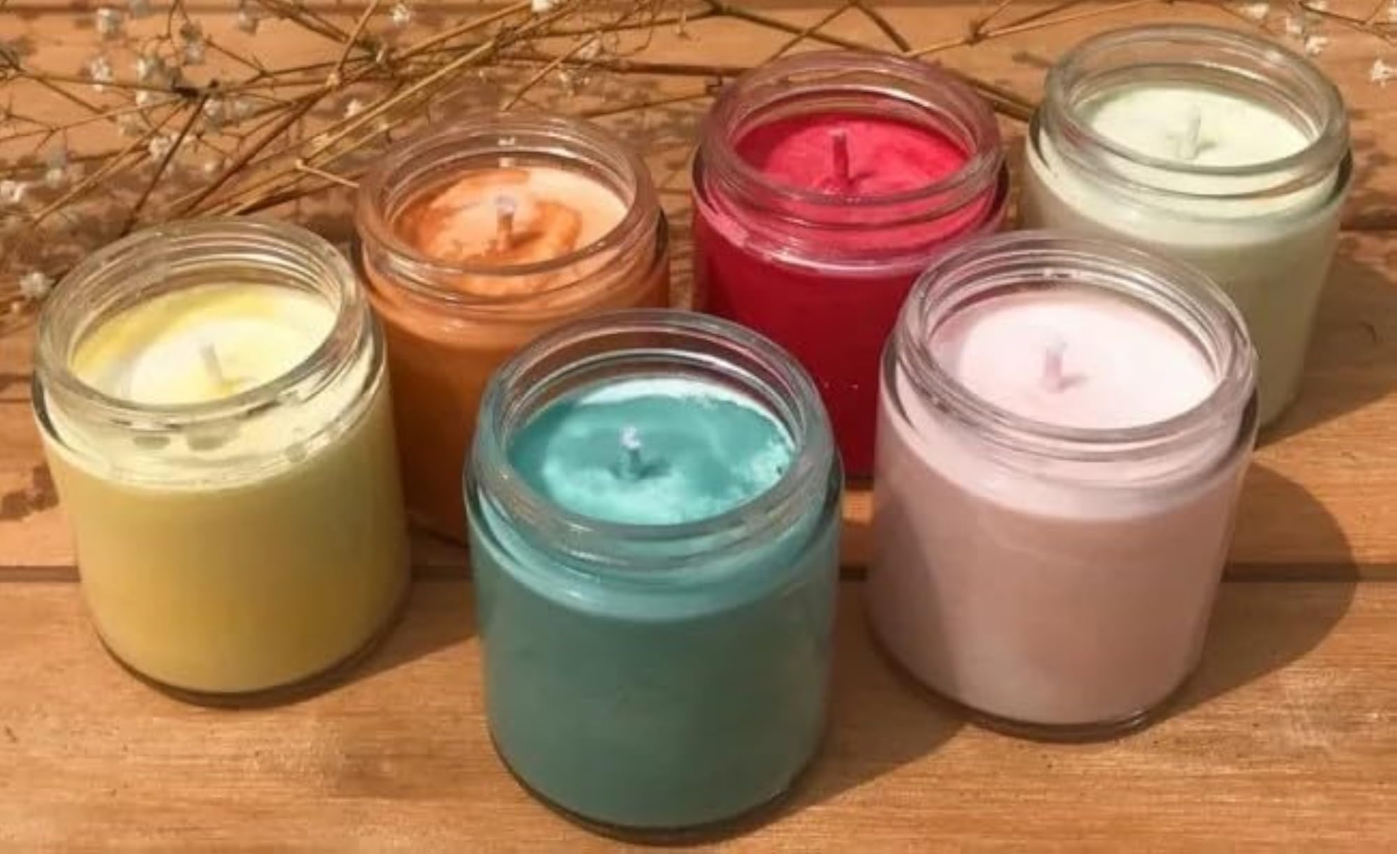 Scented Candle with Fruit Basket Flavor, 200ml