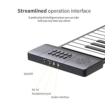 ロールアップピアノ 88鍵 Amazon | Btuty ロールアップピアノ 88鍵電子ピアノ ハンド