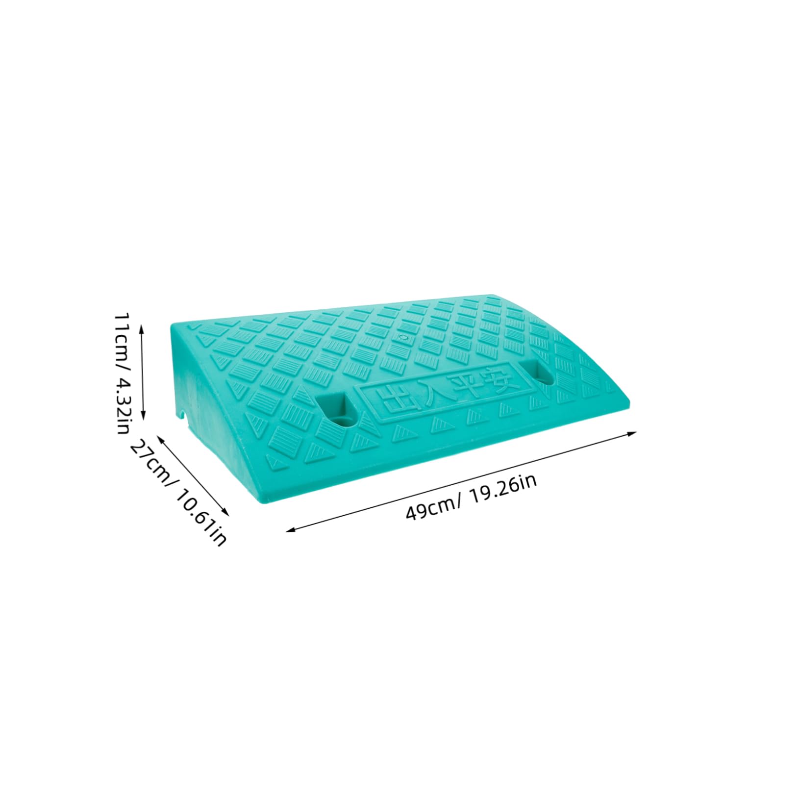 OUNONA Portable Low Profile Car Ramp Easy Installation Lightweight Threshold Ramp for Wheelchairs and Vehicles Supports Heavy Loads for Home and Outdoor Use