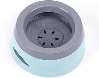 LATRAT Auslaufsicherer Trinknapf für Hunde, Haustier rutschfest Auto Reise Trinknapf,Auslaufsicherer Spritzschutz Fressnapf,Tragbar Reisenapf Blau product image
