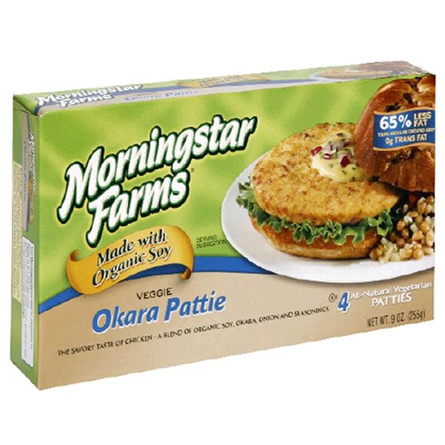 MorningStar Farms Veggie Okara Patties, Organic, 4 ct