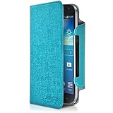smartphone rise 51  Seluxion - Housse Etui à Rabat Universel S Turquoise pour Smartphone Orange Rise 31