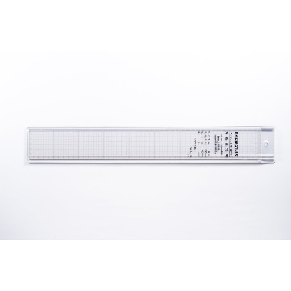 Staedtler 962 06-50 Square Cutting Ruler 19.7 inches (50 cm)