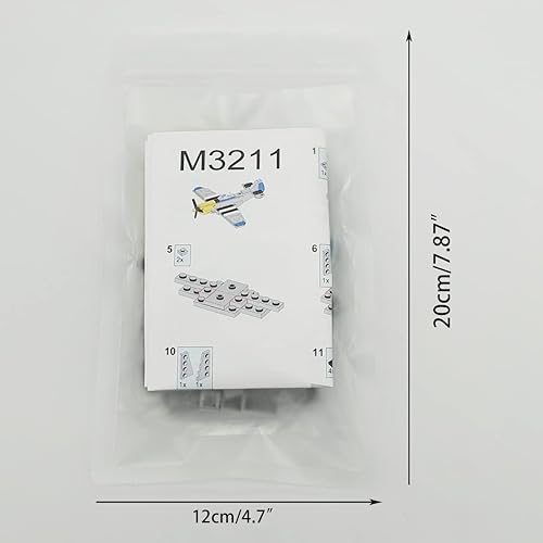 Miniatura 8 de MOC Militar Batalla Mini Avión Avión Rescate Vehículo Helicóptero Francia Ejército Conjunto Bloques de Construcción Juguetes Segunda Guerra Mundial