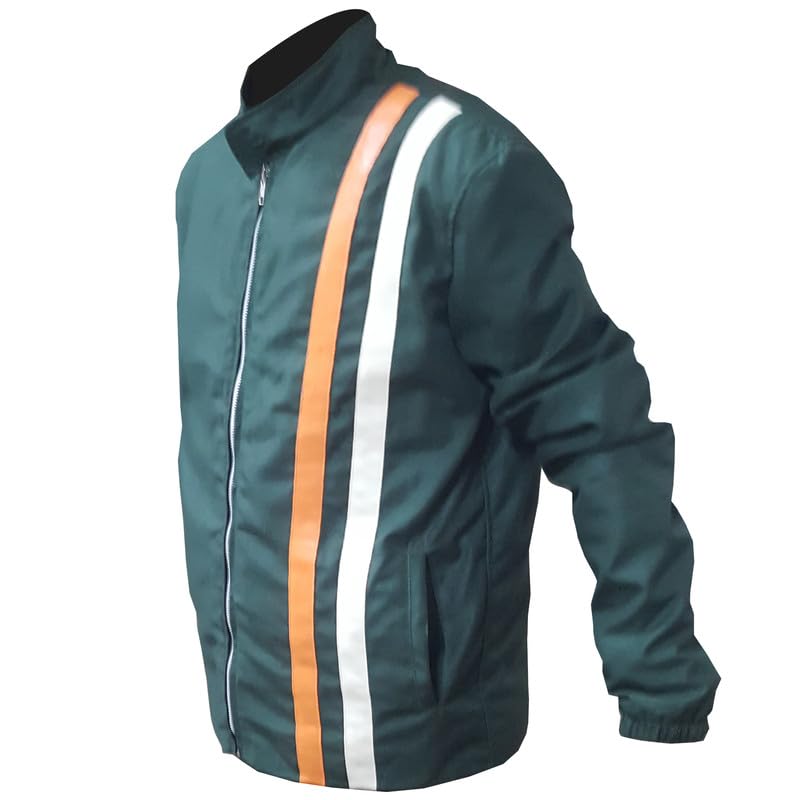 The Boys Hughie Green Cotton Campbell Jacket - Jack Quaid Striped Jacket2