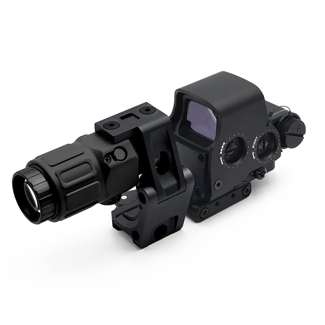 558 Viseur holographique rouge et vert avec loupe G33 3X avec rehausseur optique rapide et monture FTC
