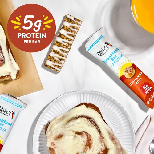 Blake'S Seed Based Breakfast Bars With Protein — Cinnamon Roll (24 Count), 5G Clean Plant-Based Protein, Gluten Free, Nut Free, Dairy Free & Vegan thumb #1